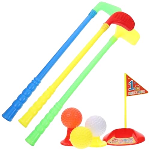 Xoeryoy Kleinkind -Golf -Set, interessantes Kindergolf -Set mit Putter, Bällen, Flaggen und mehr Übungsspielzeug zum Training, um zu schwingen, Schwingen Xoeryoy Kleinkind -Golf -Set, interessantes Kindergolf -Set mit Putter, Bällen, Flaggen und mehr Übungsspielzeug zum Training, um zu schwingen, Schwingen von Xoeryoy