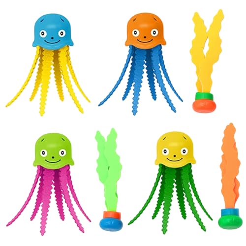 Xoeryoy Poolspielzeug, 7PCS Octopus & Seeting Tauchspielzeug für Kinder Sommer -Wasserspiele Poolspiele von Xoeryoy