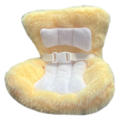 Xoeryoy Puppenautossitz, weicher pelziger Plüsch süßes Babypuppenautos Sitz mit Sicherheitsgürtel funktional # Xoeryoy Puppenautossitz, weicher pelziger Plüsch süßes Babypuppenautos Sitz mit Sicherheitsgürtel funktional # von Xoeryoy