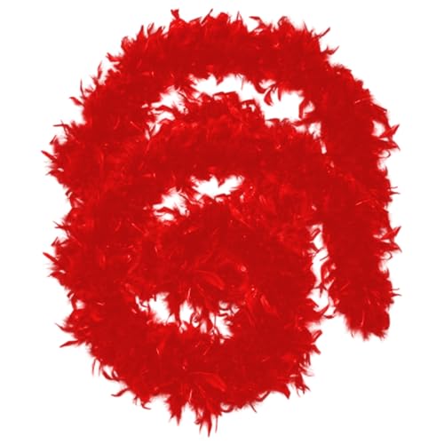 Xoeryoy Red Boa 2PCS 6, 6 Fuß Lange Flauschige Federn lebendige Boas Weihnachtsbaumdekorationen für Party, Hochzeit, Halloween Xoeryoy Red Boa 2PCS 6, 6 Fuß Lange Flauschige Federn lebendige Boas Weihnachtsbaumdekorationen für Party, Hochzeit, Halloween von Xoeryoy