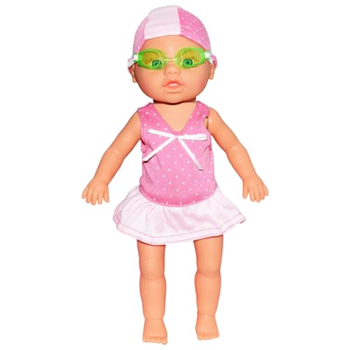 Xoeryoy Schwimmen Babypuppe mit beweglicher Gelenk niedlich realistischer wasserdichte Babypuppe mit abnehmbarem Anzug Batteriebetrieben interaktiver Wasserspielzeug für Poolbadewanne, ke Xoeryoy Schwimmen Babypuppe mit beweglicher Gelenk niedlich realistischer wasserdichte Babypuppe mit abnehmbarem Anzug Batteriebetrieben interaktiver Wasserspielzeug für Poolbadewanne, ke von Xoeryoy