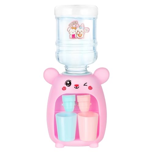 Xoeryoy Spielzeug Mini -Wasserspender 3.54x7.28 Miniatur niedlicher Tierwasserkühler -Spender mit Dual Outlets Dollhouse Accessoires für Kinder Kleinkind von Xoeryoy