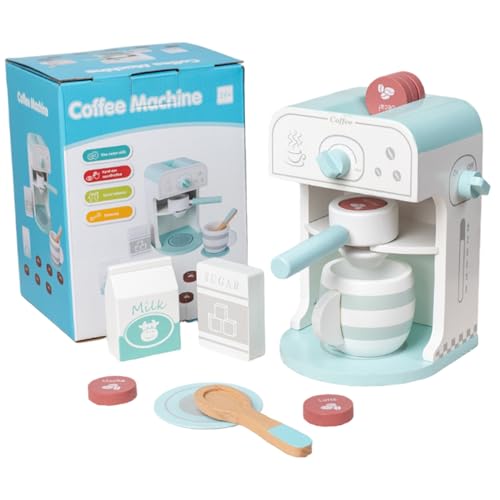 Xoeryoy Spielzeugkaffeemaschine für Kinder, simulierte hölzerne Kaffee -Kaffee -Spielset, ideal für die Entwicklung von Fähigkeiten und EIN fantasievolles Spiel Xoeryoy Spielzeugkaffeemaschine für Kinder, simulierte hölzerne Kaffee -Kaffee -Spielset, ideal für die Entwicklung von Fähigkeiten und EIN fantasievolles Spiel von Xoeryoy