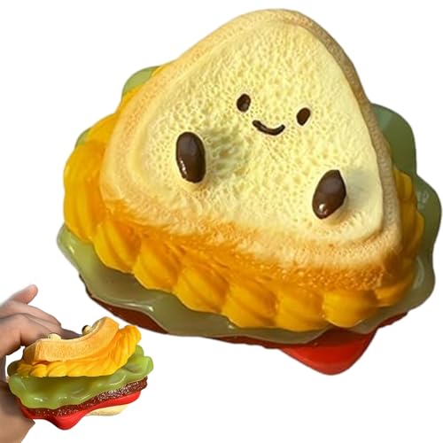 Xoeryoy Squeeze -Spielzeug, 3, 2 x 2, 8 Zoll Abnehmbar & Simulationsstressspielzeug mit Sandwichform, Dekompression für Teenager, Erwachsenengeschenk von Xoeryoy