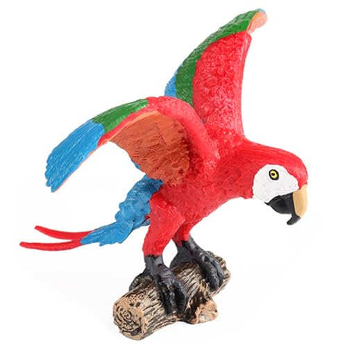 Xoeryoy Vogelfiguren, plastische realistische Vogelstatue mit Papageienfliegen und Kofferraumbasis, Bildungsspielzeugfiguren und Playsets für Kinder, Zuhause Xoeryoy Vogelfiguren, plastische realistische Vogelstatue mit Papageienfliegen und Kofferraumbasis, Bildungsspielzeugfiguren und Playsets für Kinder, Zuhause von Xoeryoy