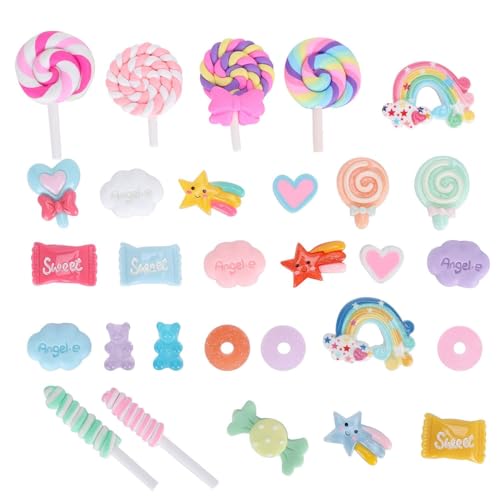 Xolsurg 29pcs Simulation Süßigkeiten Set DIY -Plastikdekoration für Telefon Shell Shop Bulletin Board Xolsurg 29pcs Simulation Süßigkeiten Set DIY -Plastikdekoration für Telefon Shell Shop Bulletin Board von Xolsurg