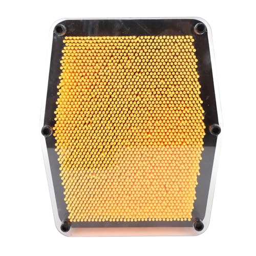 Xolsurg 3D Pin Art Board DIY Sensory Stimulationsstress Relief Pin Kunstspielzeug für autistische Kinder Erwachsene Gelb gelb Xolsurg 3D Pin Art Board DIY Sensory Stimulationsstress Relief Pin Kunstspielzeug für autistische Kinder Erwachsene Gelb gelb von Xolsurg