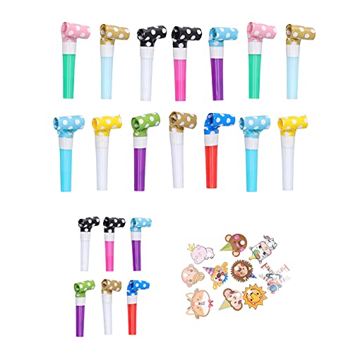Xolsurg Cartoon Bunte Partygebläse 20 Set Geburtstagsgeräuschhersteller blasen Hörner Pfeife Xolsurg Cartoon Bunte Partygebläse 20 Set Geburtstagsgeräuschhersteller blasen Hörner Pfeife von Xolsurg