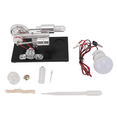 Xolsurg Colorful LED Light Sterling Motor Modell Bildungsspielzeug Elektrizität Strom Generator für Wissenschaftsprojekt Lernen von Xolsurg