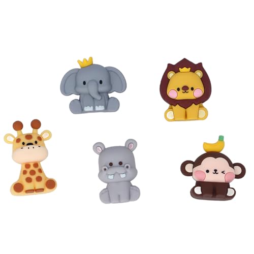 Xolsurg Dschungel Safari Tierkuchen Topper Süße Figuren Dekoration Affe Elefant Giraffe Hippo Löwe für Partys Xolsurg Dschungel Safari Tierkuchen Topper Süße Figuren Dekoration Affe Elefant Giraffe Hippo Löwe für Partys von Xolsurg