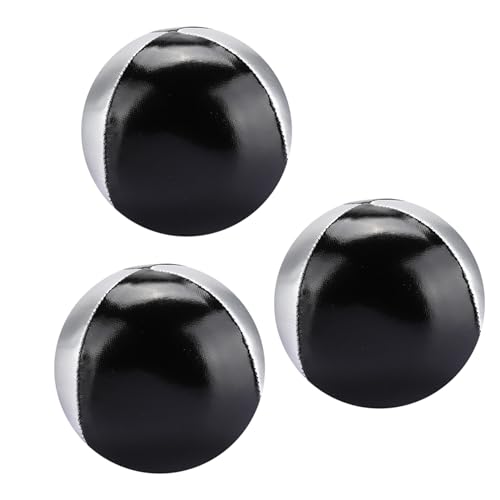 Xolsurg Jonglier Ball Set Leichtes tragbares hochwertiges PU -Leder Silber Schwarz 3pcs Xolsurg Jonglier Ball Set Leichtes tragbares hochwertiges PU -Leder Silber Schwarz 3pcs von Xolsurg