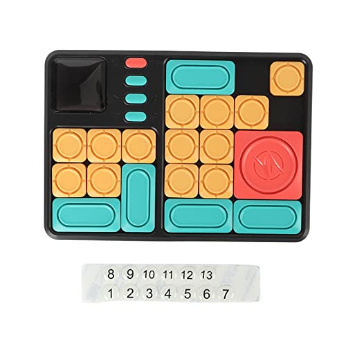 Xolsurg Magnetic Slide Block Puzzle Progressive herausfordernde Farbspielkonsole für Kinder Erwachsene von Xolsurg