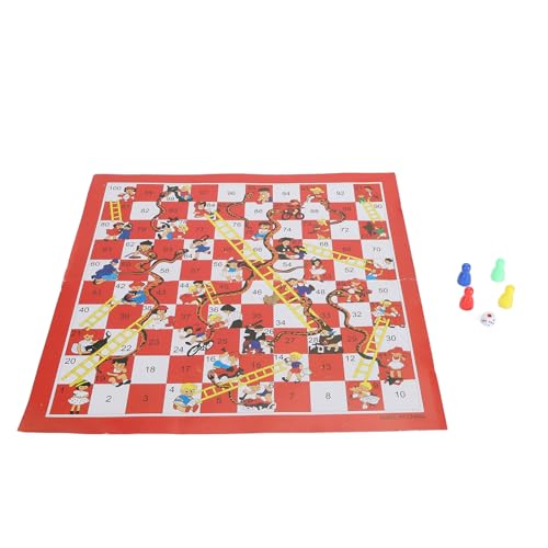 Xolsurg Snake Ladders Schach herausfordernder lustiger Verbesserung Relationship Brettspiel Set Outdoor Travel von Xolsurg