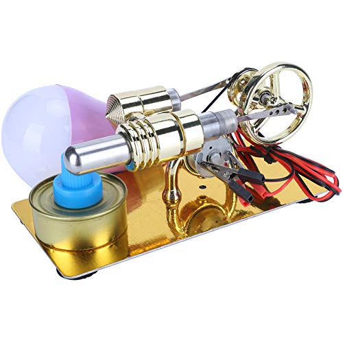 Xolsurg Stirling Motormodell Generator Motorbirne Externe Verbrennung Physik Bildung Spielzeug für Kinder Erwachsene Xolsurg Stirling Motormodell Generator Motorbirne Externe Verbrennung Physik Bildung Spielzeug für Kinder Erwachsene von Xolsurg