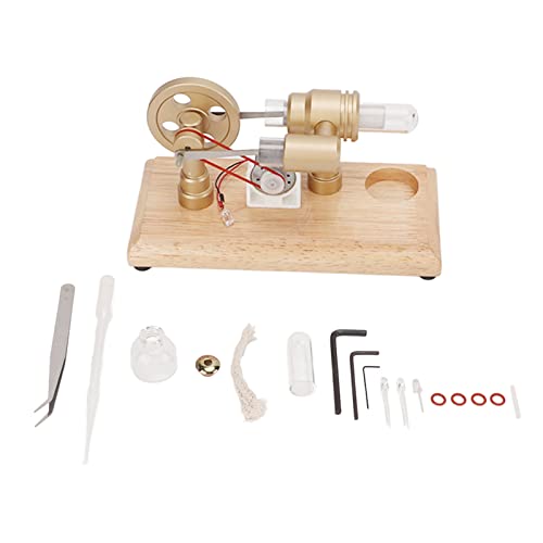 Xolsurg Stirling Motormotor Modell Buntes LED CNC Rahmen Aluminiumlegierung Schwungrad -Bildungsspielzeug für Kinder Xolsurg Stirling Motormotor Modell Buntes LED CNC Rahmen Aluminiumlegierung Schwungrad -Bildungsspielzeug für Kinder von Xolsurg