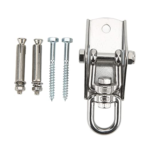 Xolsurg Yoga Suspension Haken Hochleistungskontakt Hängemattenhaken mit Schrauben für Yoga -Sandsäcken Schwungfixierung von Xolsurg