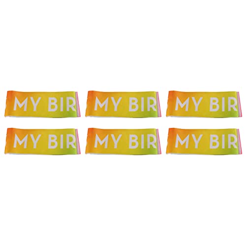 Xolsurg bunte Satin -Geburtstags -Schash -Kinder -party liefert komfortable wiederverwendbare weiche 6 PCs Xolsurg bunte Satin -Geburtstags -Schash -Kinder -party liefert komfortable wiederverwendbare weiche 6 PCs von Xolsurg