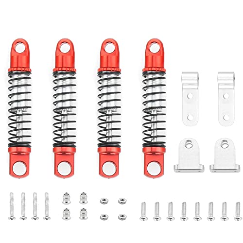 Xptieeck StoßDäMpfer Metall Vorne und Hinten mit Festem Sitz für D12 1/10 RC Auto Upgrades Teile ZubehöR,4 von Xptieeck