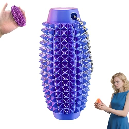 Spiky Grippie Stim Keychain,Pain Stimming Fidgets Toy,Fidget Pain Keychain Toy,3D Sensory Roller,Roller Massage Sensory Stress Reliefs Toys for Adults, Kids-C Spiky Grippie Stim Keychain,Pain Stimming Fidgets Toy,Fidget Pain Keychain Toy,3D Sensory Roller,Roller Massage Sensory Stress Reliefs Toys for Adults, Kids-C von Xpwghap