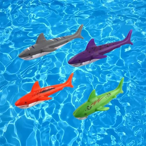 Xrten 4 Stücke Tauchen Spielzeug,Kinder Hai Unterwasser Spielzeug Schwimmbad Spielzeug Xrten 4 Stücke Tauchen Spielzeug,Kinder Hai Unterwasser Spielzeug Schwimmbad Spielzeug von Xrten