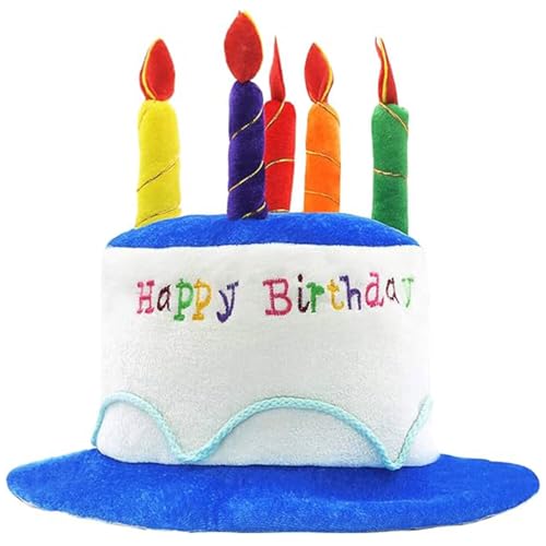 Xrten Happy Birthday-Plüschmütze,Partyhüte Erwachsene Geburtstagshut,Erwachsene Happy Birthday Hut Torte Make-Up Party Zubehör für Geburtstagsfeier,Geburtstag Hut für Mädchen Junge Partydekoration Xrten Happy Birthday-Plüschmütze,Partyhüte Erwachsene Geburtstagshut,Erwachsene Happy Birthday Hut Torte Make-Up Party Zubehör für Geburtstagsfeier,Geburtstag Hut für Mädchen Junge Partydekoration von Xrten