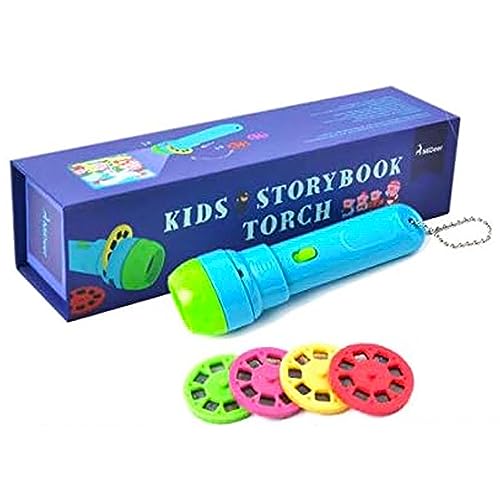 Xrten Projektor Taschenlampe Spielzeug,Kinder Projektionslampe mit 4 Märchen 32 Folien Xrten Projektor Taschenlampe Spielzeug,Kinder Projektionslampe mit 4 Märchen 32 Folien von Xrten