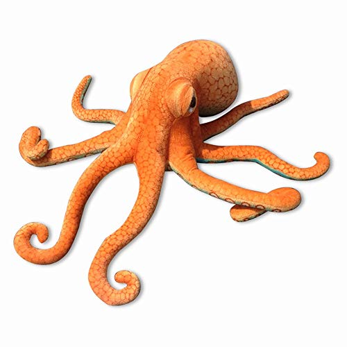 Xshelley Octopus Plüschtiere, Plüsch Marine Spielzeug, Kindergeschenke, Meerestiere 50cm-80cm orange (50cm) von Xshelley