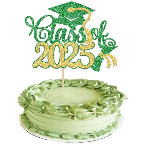 1 Packung Klasse 2025 Tortenaufsatz Klasse 2025 Abschluss Cupcake Pick Congrats Grade Cap Diplom Kuchen Dekoration für High School College Happy 2025 Graduation Party Supplies Grün Gold 1 Packung Klasse 2025 Tortenaufsatz Klasse 2025 Abschluss Cupcake Pick Congrats Grade Cap Diplom Kuchen Dekoration für High School College Happy 2025 Graduation Party Supplies Grün Gold von Xsstarmi