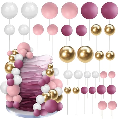Mini-Ballon-Kuchenaufsatz, bunte rosa Kugeln, Kuchendekoration, gemischte Größen, künstliche Bälle, DIY-Kucheneinsatz-Dekorationen für Babyparty, Hochzeit, Brautparty, Geburtstag, Party Mini-Ballon-Kuchenaufsatz, bunte rosa Kugeln, Kuchendekoration, gemischte Größen, künstliche Bälle, DIY-Kucheneinsatz-Dekorationen für Babyparty, Hochzeit, Brautparty, Geburtstag, Party von Xsstarmi