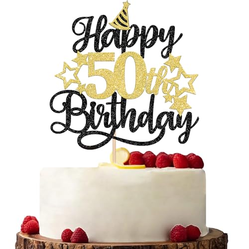Xsstarmi 1 Packung Tortendeko 50. Geburtstag Tortenaufsatz Glitzer Stern Ein Hoch auf 50 Jahre Kuchen Pick Happy 50th Birthday Kuchen dekorationen für Fabulous 50. Geburtstag Party Zubehör Xsstarmi 1 Packung Tortendeko 50. Geburtstag Tortenaufsatz Glitzer Stern Ein Hoch auf 50 Jahre Kuchen Pick Happy 50th Birthday Kuchen dekorationen für Fabulous 50. Geburtstag Party Zubehör von Xsstarmi
