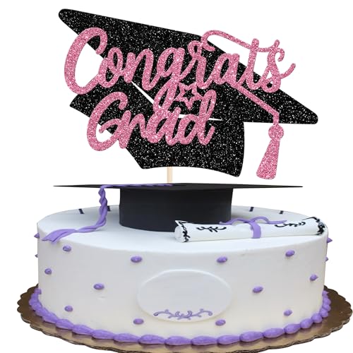 Xsstarmi 1 Packung Tortendeko Abschlussjahrgang 2025 Tortenaufsatz Abschlusskappe Glitzer Congrats Grad Absolvent Kuchen Topper für 2025 Graduation Absolvent Zubehör für Party Kuchen Dekorationen Rosa Xsstarmi 1 Packung Tortendeko Abschlussjahrgang 2025 Tortenaufsatz Abschlusskappe Glitzer Congrats Grad Absolvent Kuchen Topper für 2025 Graduation Absolvent Zubehör für Party Kuchen Dekorationen Rosa von Xsstarmi