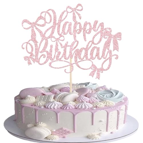 Xsstarmi 1 Packung Tortendeko Geburtstage Tortenaufsatz With Bogen Glitzer Prinzessin Geburtstag Kuchen Topper für Prinzessin Mädchen Kind Geburtstag Zubehör für Party Kuchen Dekorationen Rosa Xsstarmi 1 Packung Tortendeko Geburtstage Tortenaufsatz With Bogen Glitzer Prinzessin Geburtstag Kuchen Topper für Prinzessin Mädchen Kind Geburtstag Zubehör für Party Kuchen Dekorationen Rosa von Xsstarmi