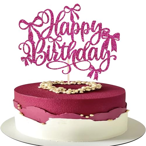 Xsstarmi 1 Packung Tortendeko Geburtstage Tortenaufsatz With Bogen Glitzer Prinzessin Geburtstag Kuchen Topper für Prinzessin Mädchen Kind Geburtstag Zubehör für Party Kuchen Dekorationen Rose Rot Xsstarmi 1 Packung Tortendeko Geburtstage Tortenaufsatz With Bogen Glitzer Prinzessin Geburtstag Kuchen Topper für Prinzessin Mädchen Kind Geburtstag Zubehör für Party Kuchen Dekorationen Rose Rot von Xsstarmi