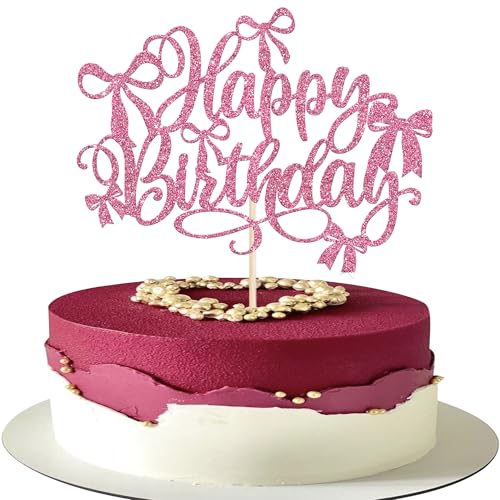 Xsstarmi 1 Packung Tortendeko Geburtstage Tortenaufsatz With Bogen Rosa Glitzer Prinzessin Geburtstag Kuchen Topper für Prinzessin Mädchen Kind Geburtstag Zubehör für Party Kuchen Dekorationen Xsstarmi 1 Packung Tortendeko Geburtstage Tortenaufsatz With Bogen Rosa Glitzer Prinzessin Geburtstag Kuchen Topper für Prinzessin Mädchen Kind Geburtstag Zubehör für Party Kuchen Dekorationen von Xsstarmi