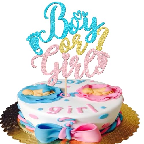 Xsstarmi 1 Packung Tortendeko Geschlechts Offenbarung Tortenaufsatz Glitzer Blau oder Rosa Kuchen Pick Boy or Girl Kuchen dekorationen Junge oder Mädchen Baby Geburtstag Party Zubehör Xsstarmi 1 Packung Tortendeko Geschlechts Offenbarung Tortenaufsatz Glitzer Blau oder Rosa Kuchen Pick Boy or Girl Kuchen dekorationen Junge oder Mädchen Baby Geburtstag Party Zubehör von Xsstarmi