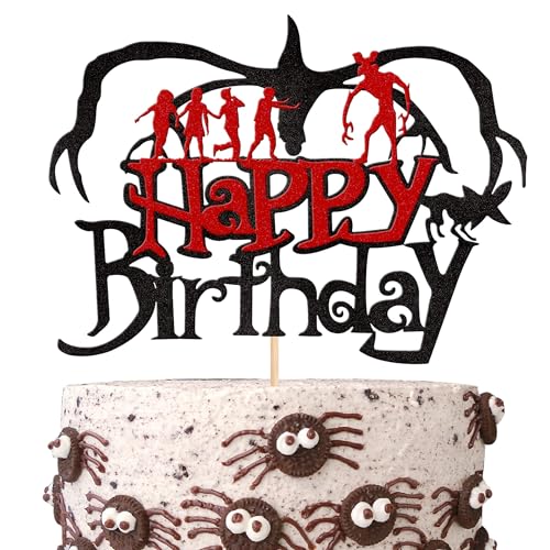 Xsstarmi 1 Packung Tortendeko Stranger Geburtstag Tortenaufsatz Glitzer TV-Sendung Stranger Inspired Kuchen Topper für Kinder Jungen Mädchen Geburtstag Zubehör für Party Kuchen Dekorationen Xsstarmi 1 Packung Tortendeko Stranger Geburtstag Tortenaufsatz Glitzer TV-Sendung Stranger Inspired Kuchen Topper für Kinder Jungen Mädchen Geburtstag Zubehör für Party Kuchen Dekorationen von Xsstarmi