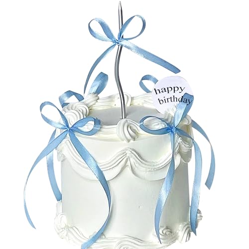 Xsstarmi 30 Stück Schleifen-Kuchenaufsätze, blaue Schleife, Kuchendekoration für Babyparty, Geburtstag, Hochzeit, Jahrestag, Party, Kuchendekorationen Xsstarmi 30 Stück Schleifen-Kuchenaufsätze, blaue Schleife, Kuchendekoration für Babyparty, Geburtstag, Hochzeit, Jahrestag, Party, Kuchendekorationen von Xsstarmi