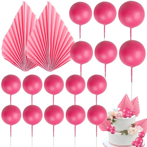 Xsstarmi 30 Stück Papierpalmenfächer Kuchendekoration Kugeln Kuchen Pick Hochzeit Brautparty DIY Kuchendekorationen für Babyparty, Hochzeit, Geburtstag, Jahrestag, Partyzubehör, Rosa Xsstarmi 30 Stück Papierpalmenfächer Kuchendekoration Kugeln Kuchen Pick Hochzeit Brautparty DIY Kuchendekorationen für Babyparty, Hochzeit, Geburtstag, Jahrestag, Partyzubehör, Rosa von Xsstarmi