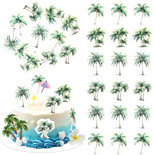 Xsstarmi Essbare Cupcake-Topper mit Palmen, Reispapier, Sommer, Strand, Kokosnussbaum, Cupcake-Picks für Sommer, Hawaii, Urlaub, Hochzeit, Geburtstag, Party, Kuchendekoration, 60 Stück Xsstarmi Essbare Cupcake-Topper mit Palmen, Reispapier, Sommer, Strand, Kokosnussbaum, Cupcake-Picks für Sommer, Hawaii, Urlaub, Hochzeit, Geburtstag, Party, Kuchendekoration, 60 Stück von Xsstarmi
