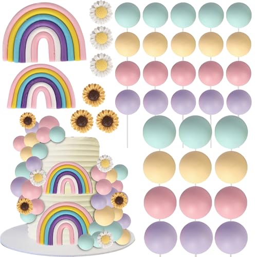 Xsstarmi Groovy Cake Topper Dekoration Boho Hippie Party Blume Regenbogen Kugeln Kuchen Pick für Baby Shower Geburtstag Boho Groovy Party Kuchen Dekorationen Supplies Xsstarmi Groovy Cake Topper Dekoration Boho Hippie Party Blume Regenbogen Kugeln Kuchen Pick für Baby Shower Geburtstag Boho Groovy Party Kuchen Dekorationen Supplies von Xsstarmi