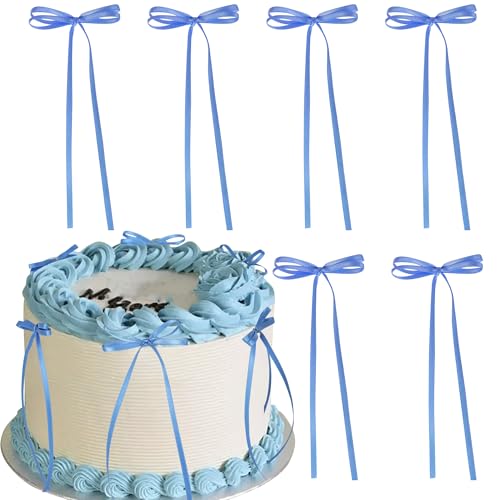 Xsstarmi Kuchendekoration für Mädchen, Prinzessinnen-Schleife, für Babyparty, Hochzeit, Geburtstag, Jahrestag, Party, Kuchendekoration, 10 Stück Xsstarmi Kuchendekoration für Mädchen, Prinzessinnen-Schleife, für Babyparty, Hochzeit, Geburtstag, Jahrestag, Party, Kuchendekoration, 10 Stück von Xsstarmi