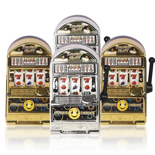 Xsstarmi Mini-Kuchenaufsätze für Spielautomaten, kreatives Festival, Geburtstag, Kuchen, Picker für Casino, Las Vegas, Nacht, Geburtstag, Jahrestag, Party, Kuchendekorationen, Zubehör, 2 Stück von Xsstarmi