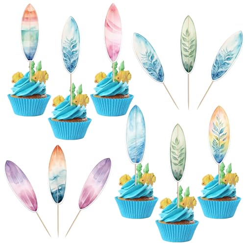 Xsstarmi Surfbrett-Cupcake-Aufsätze, Mini-Surfbrett-Cupcake-Picks für Sommer, Strand, Luau, Geburtstag, Babyparty, Party, Kuchendekoration, 40 Stück Xsstarmi Surfbrett-Cupcake-Aufsätze, Mini-Surfbrett-Cupcake-Picks für Sommer, Strand, Luau, Geburtstag, Babyparty, Party, Kuchendekoration, 40 Stück von Xsstarmi