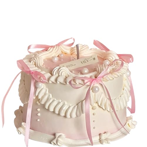 Xsstarmi Tortenaufsatz mit Schleife, hellrosa, für Babyparty, Geburtstag, Hochzeit, Jahrestag, Party, Kuchendekoration, 30 Stück Xsstarmi Tortenaufsatz mit Schleife, hellrosa, für Babyparty, Geburtstag, Hochzeit, Jahrestag, Party, Kuchendekoration, 30 Stück von Xsstarmi