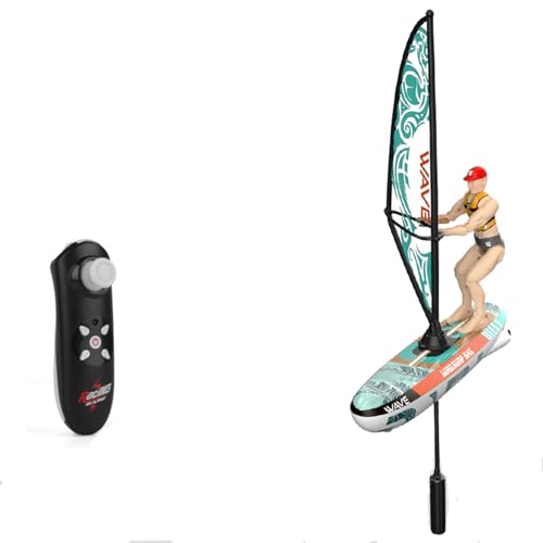 XstarG Ferngesteuertes Boot, RC Boot mit LED-Licht für Pools und Seen, 2,4 GHz Ferngesteuerte Boote 10km/h RC Speedboot Selbstaufrichtung Rennboot, Poolspielzeug Boote für Kinder & Erwachsene von XstarG