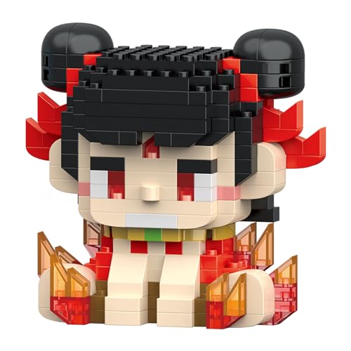 Xsybegdlk Mini Tier Bausteine Set, 289 Stück Klemmbausteine Tiere Set, Niedliche Charakter-Bausteine für Erwachsene, Kinder, für Kinder ab 6+ Jahren (Nezha) von Xsybegdlk