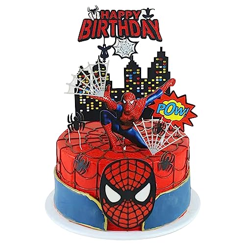 6 Stücke Geburtstag Deko Set, Tortendeko,Kuchen Dekoration, Kinder Geburtstag Party Torte Deko Supplies von Xtaguvdm