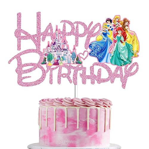 Happy Birthday Tortendeko, Cake Topper, Cartoon Kuchen Topper, Happy Birthday Kuchen Deko, Kuchendeko, Tortendeko Geburtstag für Mädchen von Xtaguvdm