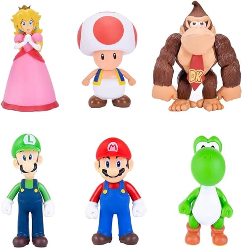 Super Tortendeko Figuren, 6 Stück Minifiguren für Kuchendekoration, MiniFiguren Tortendeko, Cupcake Figures Toys, Figuren Set, Birthday Figures Model Cupcake Topper, Cartoons Kuchen Topper Super Tortendeko Figuren, 6 Stück Minifiguren für Kuchendekoration, MiniFiguren Tortendeko, Cupcake Figures Toys, Figuren Set, Birthday Figures Model Cupcake Topper, Cartoons Kuchen Topper von Xtaguvdm