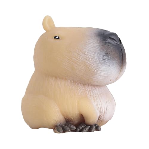 Capybara Squeeze Fidget Toys, Capybara-Spielzeug zum Drücken lustig, 8,5 cm, neue Anti-Stress-Bälle Capybara, weich, 2024, sensorisches Squishy Capybaras, für Partygeschenke und von Xtauaguh